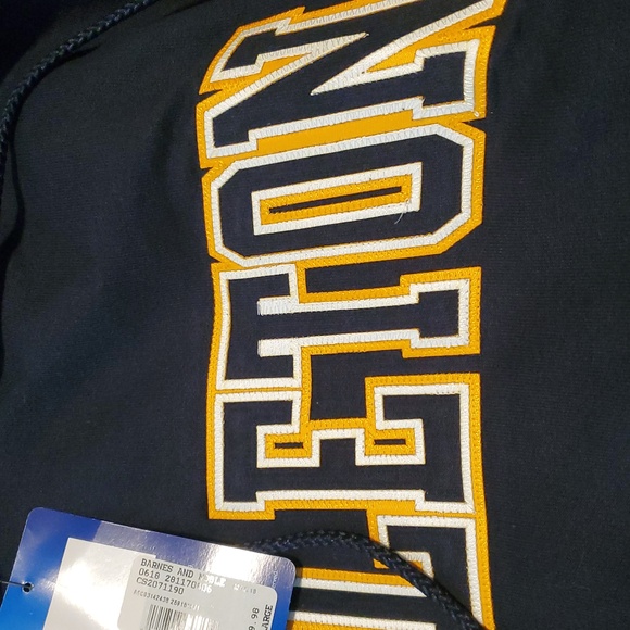 NWT Carleton College Navy Hoodie (Unisex XL) - Picture 6 of 6
